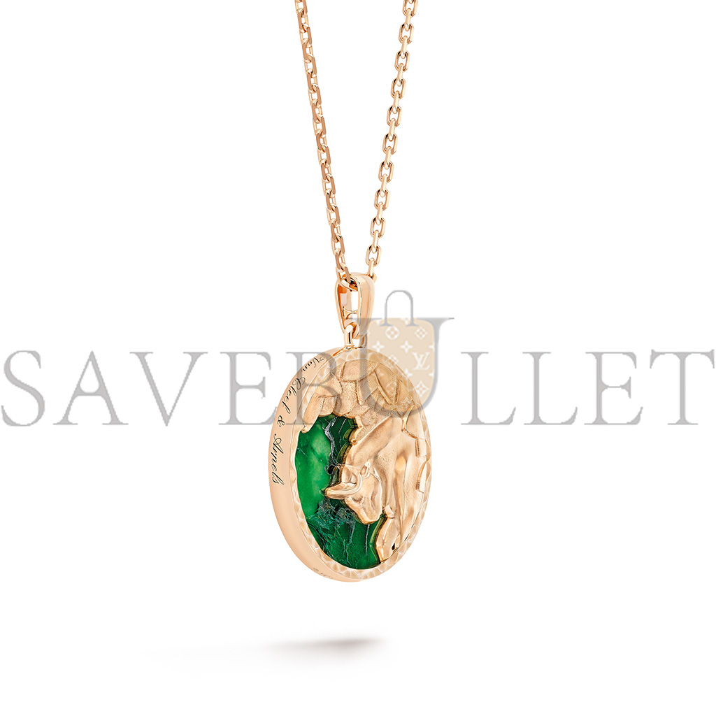 V*N CL*F arpels zodiaque long necklace tauri vcarp9ra00
